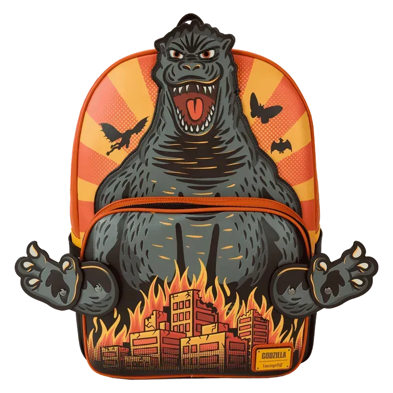 LOUGDZBK0002 Godzilla - Godzilla Full-Size Cosplay Backpack - Loungefly - Titan Pop Culture