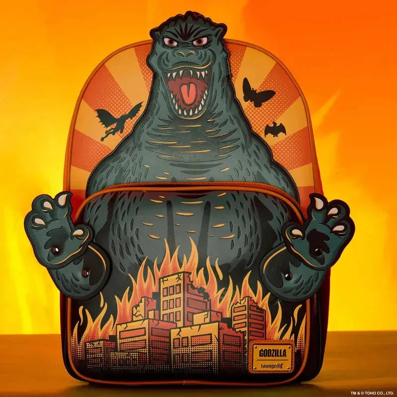 LOUGDZBK0002 Godzilla - Godzilla Full-Size Cosplay Backpack - Loungefly - Titan Pop Culture