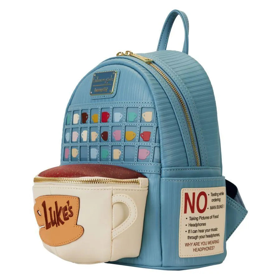 LOUGLGBK0005 Gilmore Girls - Luke's Diner Domed Cup Mini Backpack - Loungefly - Titan Pop Culture