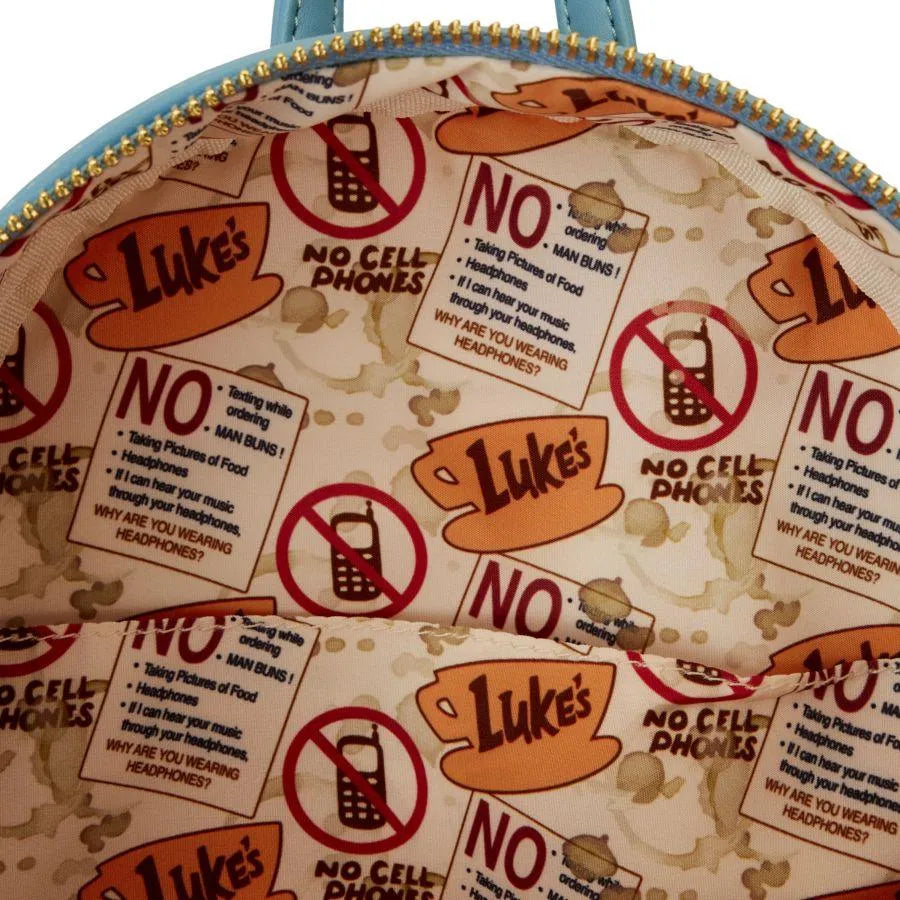 LOUGLGBK0005 Gilmore Girls - Luke's Diner Domed Cup Mini Backpack - Loungefly - Titan Pop Culture