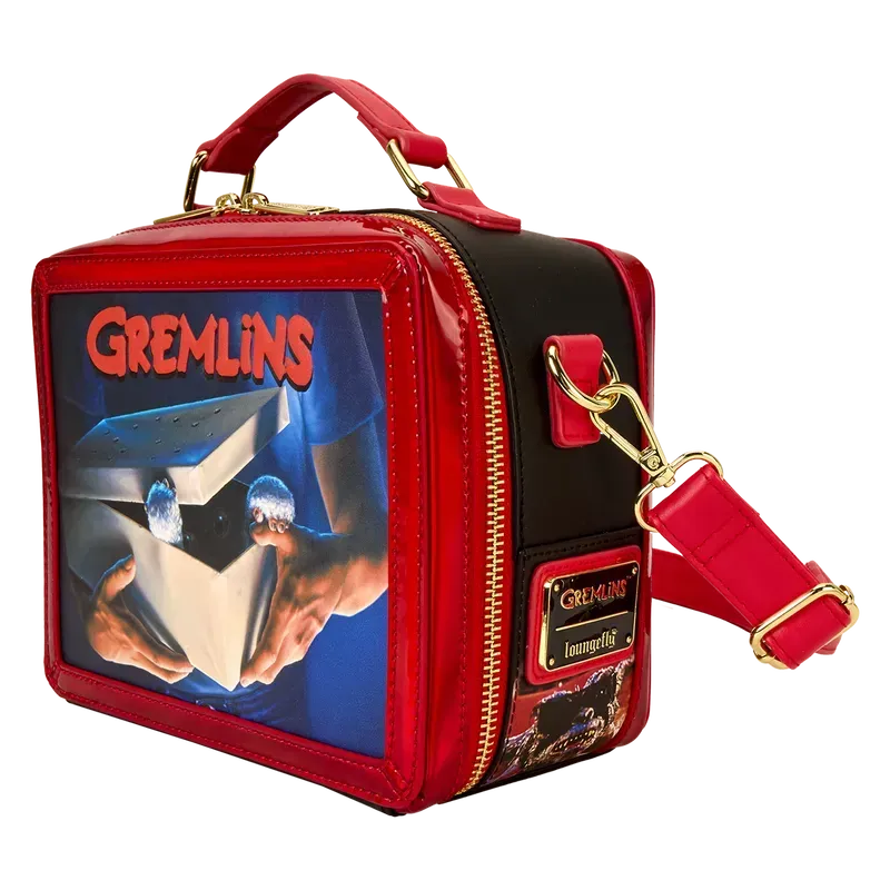 LOUGRETB0001 Gremlins - 40th Anniversary Vintage Lunchbox Crossbody Bag - Loungefly - Titan Pop Culture