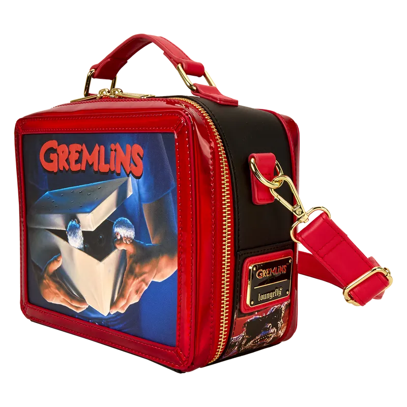 LOUGRETB0001 Gremlins - 40th Anniversary Vintage Lunchbox Crossbody Bag - Loungefly - Titan Pop Culture