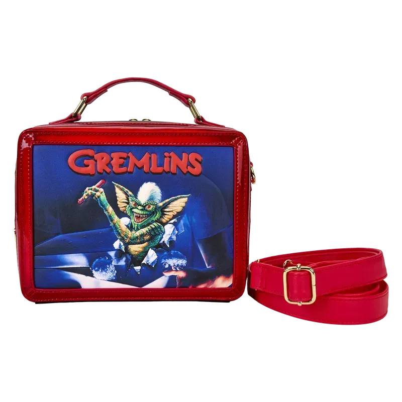 LOUGRETB0001 Gremlins - 40th Anniversary Vintage Lunchbox Crossbody Bag - Loungefly - Titan Pop Culture