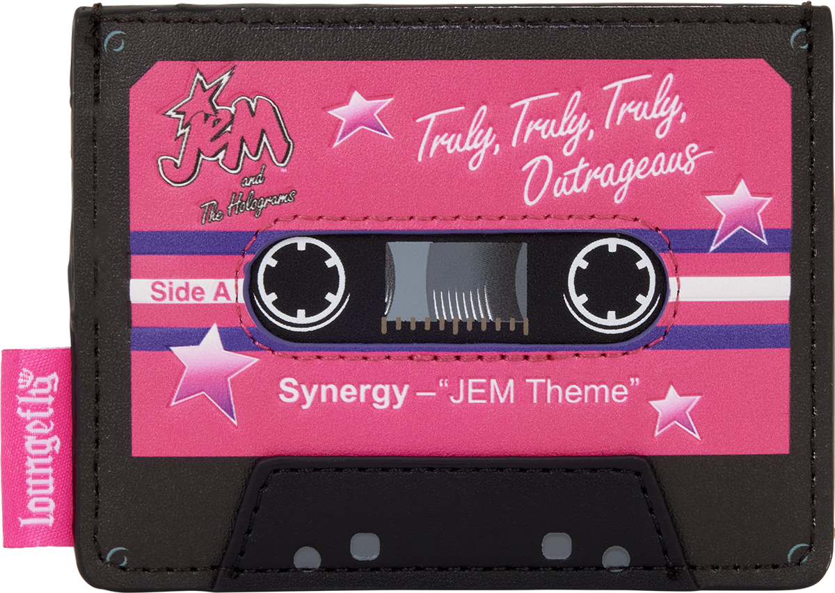 Jem & The Holograms Cassette Card Holder
