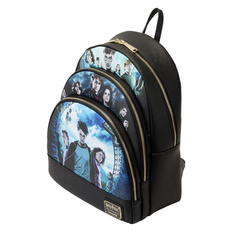 LOUHPBK0210 Harry Potter - Trilogy Series 2 Triple Pocket Mini Backpack - Loungefly - Titan Pop Culture