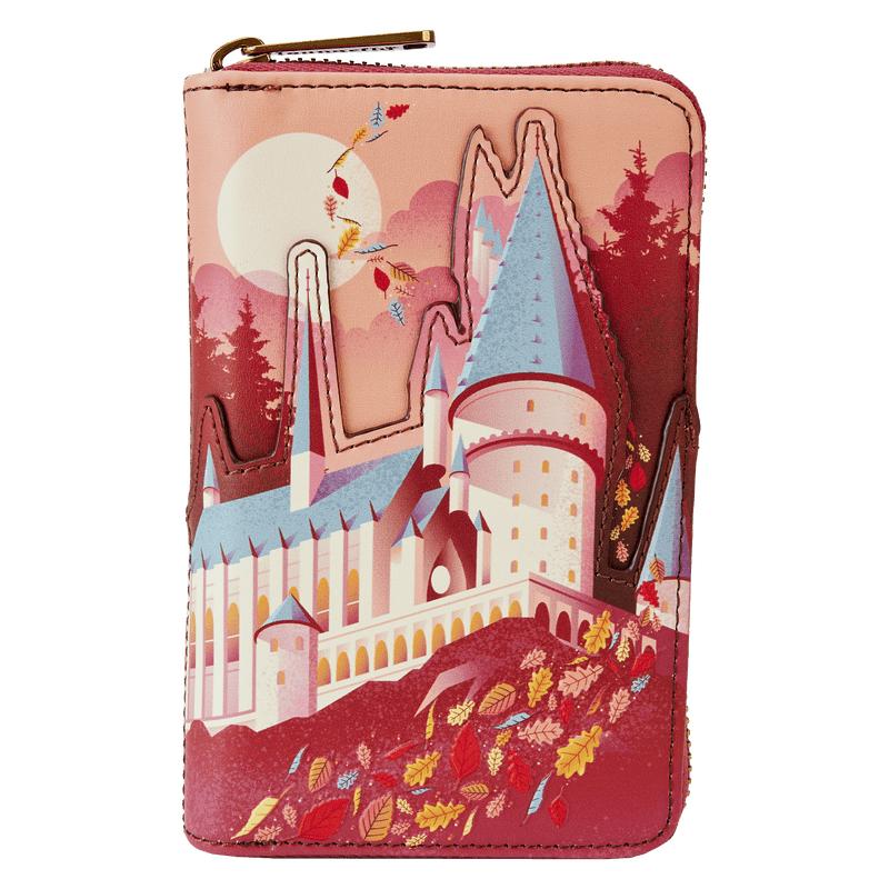 LOUHPWA0159 Harry Potter - Hogwarts Fall Zip Wallet - Loungefly - Titan Pop Culture