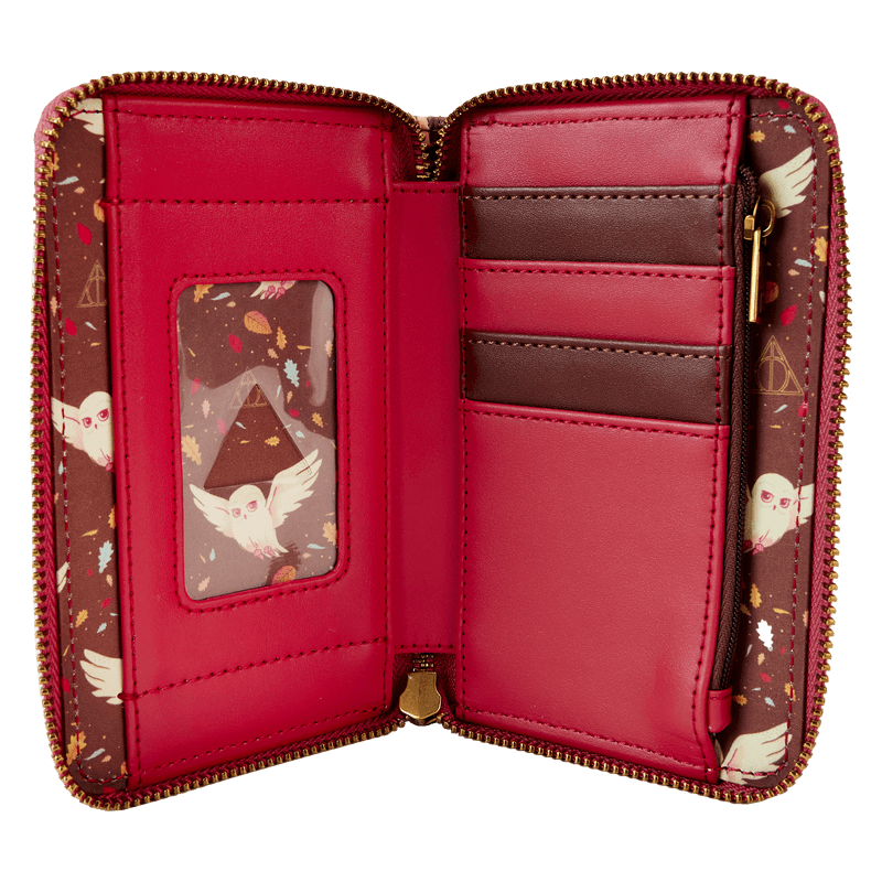 LOUHPWA0159 Harry Potter - Hogwarts Fall Zip Wallet - Loungefly - Titan Pop Culture