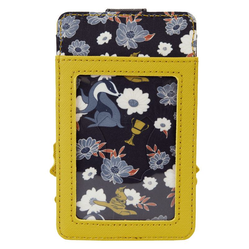 LOUHPWA0170 Harry Potter - Hufflepuff House Floral Tattoo Cardholder - Loungefly - Titan Pop Culture