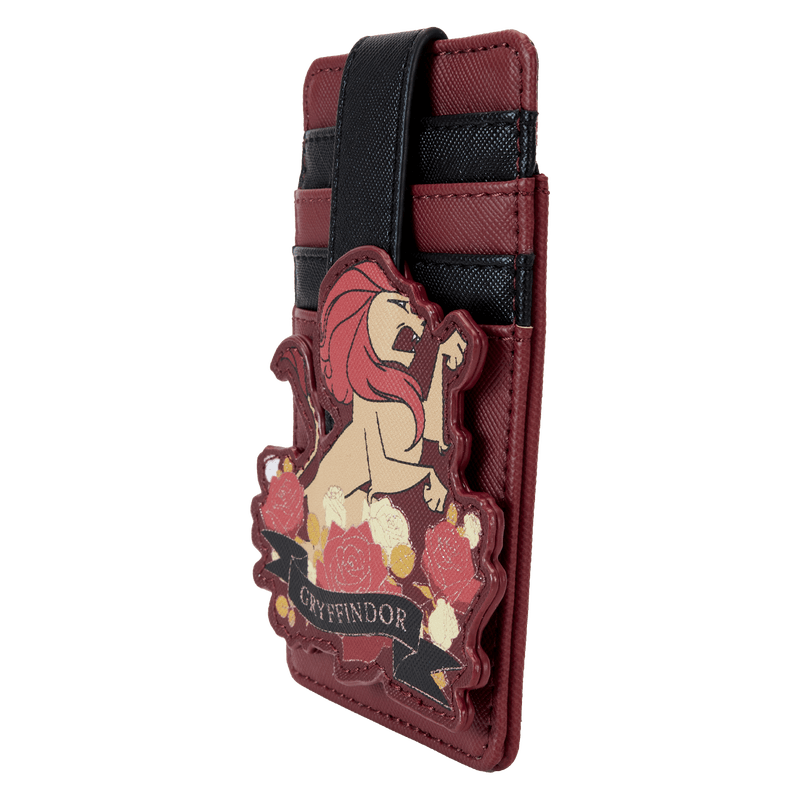 LOUHPWA0171 Harry Potter - Gryffindor House Floral Tattoo Cardholder - Loungefly - Titan Pop Culture