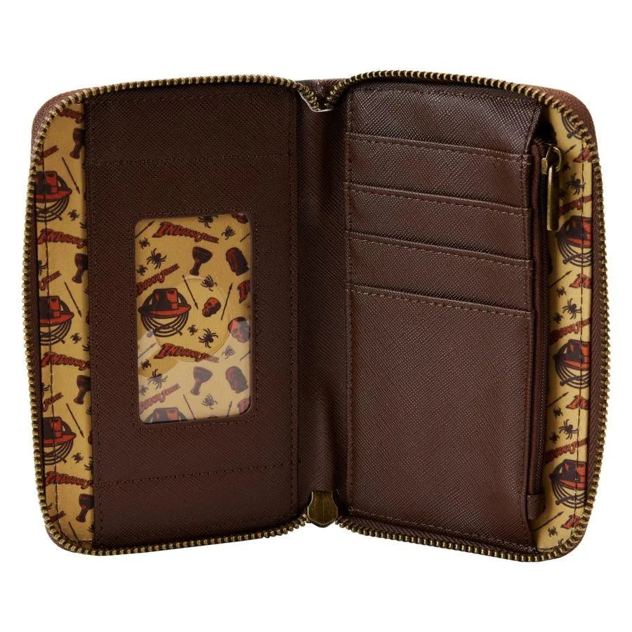 LOUIJWA0001 Indiana Jones: Raiders of the Lost Ark - Boulder Scene Zip Around Wallet - Loungefly - Titan Pop Culture