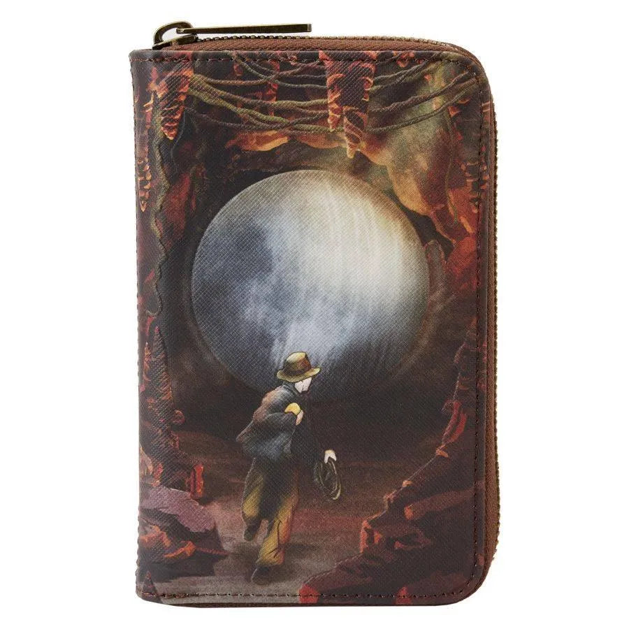 LOUIJWA0001 Indiana Jones: Raiders of the Lost Ark - Boulder Scene Zip Around Wallet - Loungefly - Titan Pop Culture