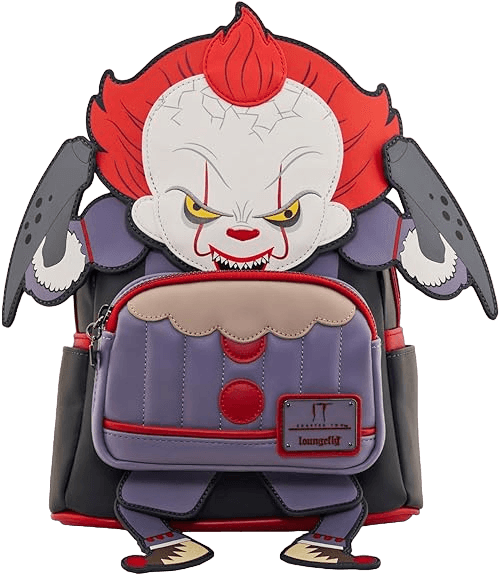 LOUITBK0016 It (2017) - Pennywise US Exclusive Cosplay Mini Backpack [RS] - Loungefly - Titan Pop Culture