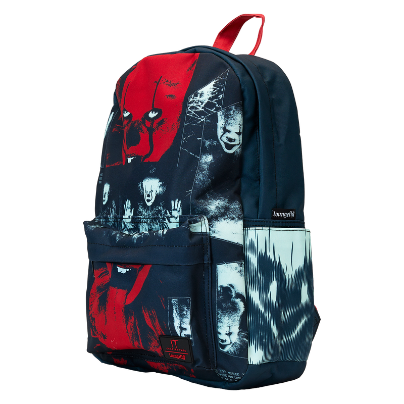 LOUITBK0021 I Heart Horror - IT (Pennywise) Nylon Full-Size Backpack - Loungefly - Titan Pop Culture