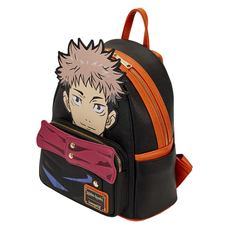 LOUJKBK0002 Jujutsu Kaisen - Yuji Itadori Cosplay Mini Backpack - Loungefly - Titan Pop Culture