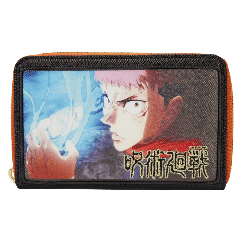 LOUJKWA0005 Jujutsu Kaisen - Yuji Itadori Cosplay Zip Around Wallet - Loungefly - Titan Pop Culture