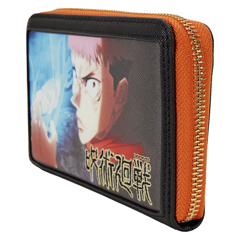 LOUJKWA0005 Jujutsu Kaisen - Yuji Itadori Cosplay Zip Around Wallet - Loungefly - Titan Pop Culture