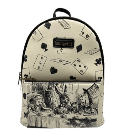 LOULFBK0183 Alice in Wonderland (Book) - Tea Party US Exclusive Mini Backpack - Loungefly - Titan Pop Culture