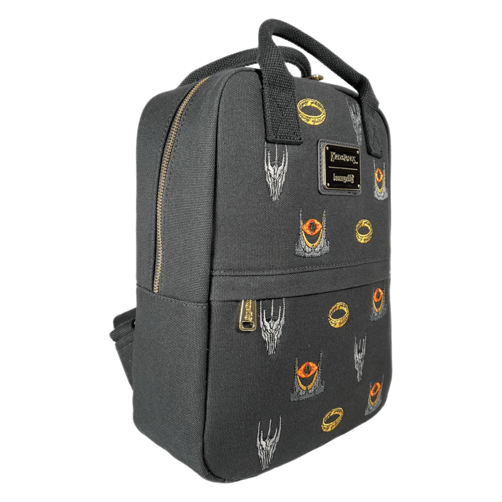 LOULOTRBK0011 The Lord of the Rings - Sauron Canvas Mini Backpack [RS] - Loungefly - Titan Pop Culture