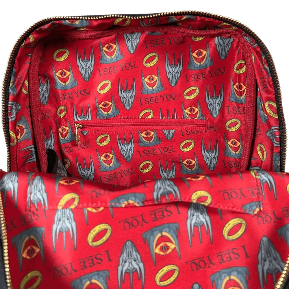 LOULOTRBK0011 The Lord of the Rings - Sauron Canvas Mini Backpack [RS] - Loungefly - Titan Pop Culture