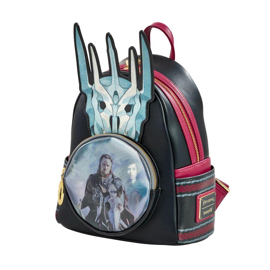 LOULOTRBK0012 The Lord of the Rings - Sauron US Exclusive Lenticular Mini Backpack [RS] - Loungefly - Titan Pop Culture