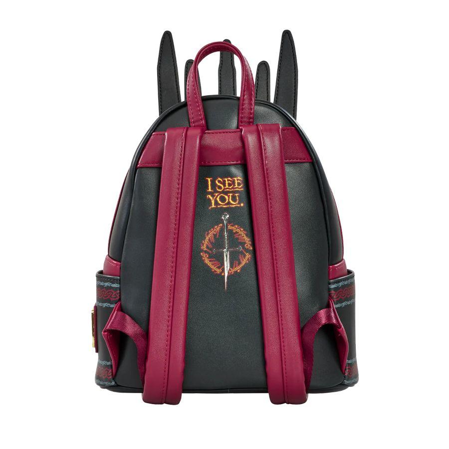 LOULOTRBK0012 The Lord of the Rings - Sauron US Exclusive Lenticular Mini Backpack [RS] - Loungefly - Titan Pop Culture