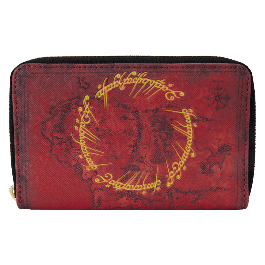 LOULOTRWA0003 The Lord of the Rings - The One Ring Zip Around Wallet - Loungefly - Titan Pop Culture