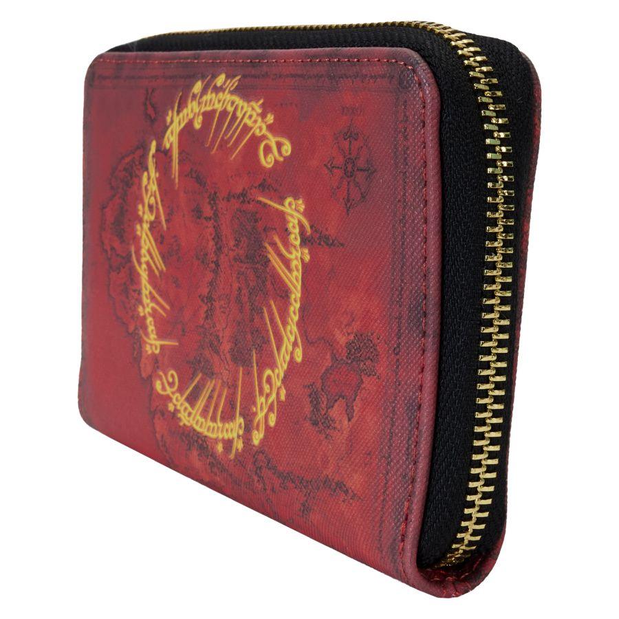 LOULOTRWA0003 The Lord of the Rings - The One Ring Zip Around Wallet - Loungefly - Titan Pop Culture