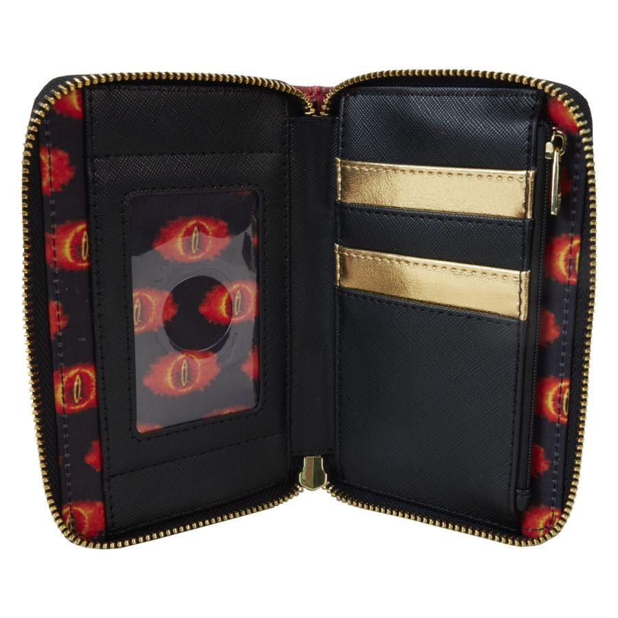 LOULOTRWA0003 The Lord of the Rings - The One Ring Zip Around Wallet - Loungefly - Titan Pop Culture