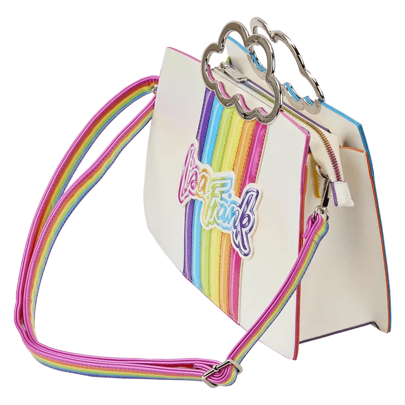 LOULSFTB0003 Lisa Frank - Rainbow Cloud Handle Crossbody - Loungefly - Titan Pop Culture