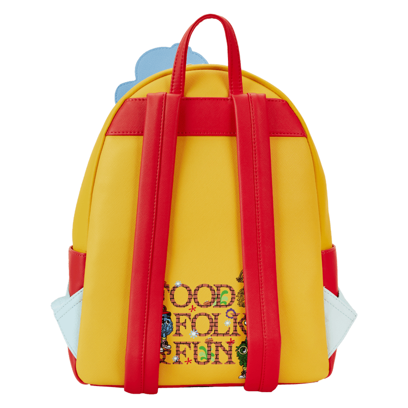 LOUMCDBK0005 McDonalds - Fry Guys Triple Pocket Mini Backpack - Loungefly - Titan Pop Culture