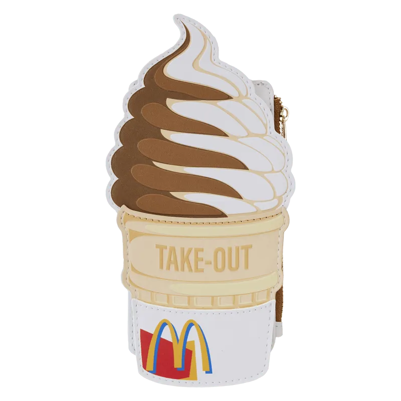 LOUMCDWA0005 McDonalds - Soft Serve Ice Cream Cone Cardholder - Loungefly - Titan Pop Culture