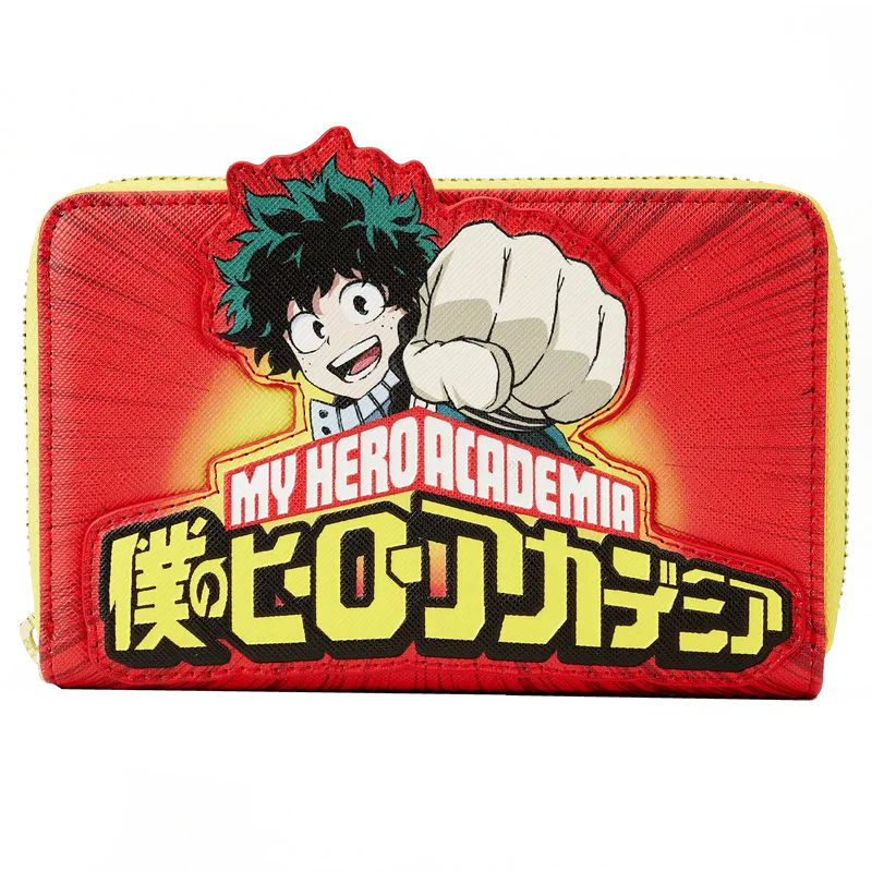 LOUMHAWA0010 My Hero Academia - Izuku Punch Zip Around Wallet - Loungefly - Titan Pop Culture