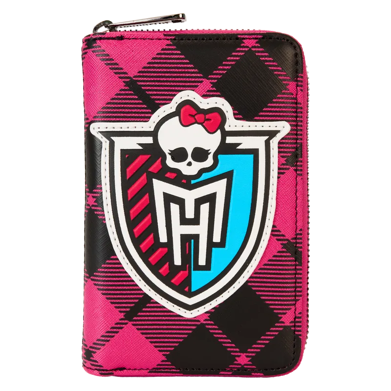 LOUMHWA0001 Monster High - Crest Zip Wallet - Loungefly - Titan Pop Culture