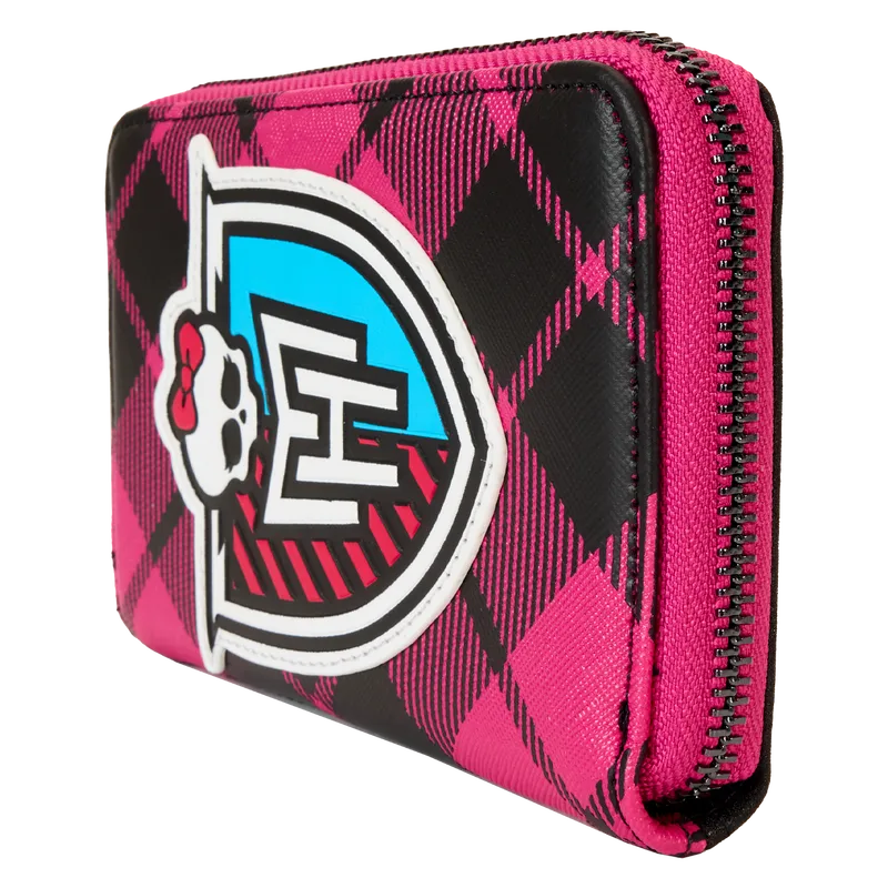 LOUMHWA0001 Monster High - Crest Zip Wallet - Loungefly - Titan Pop Culture