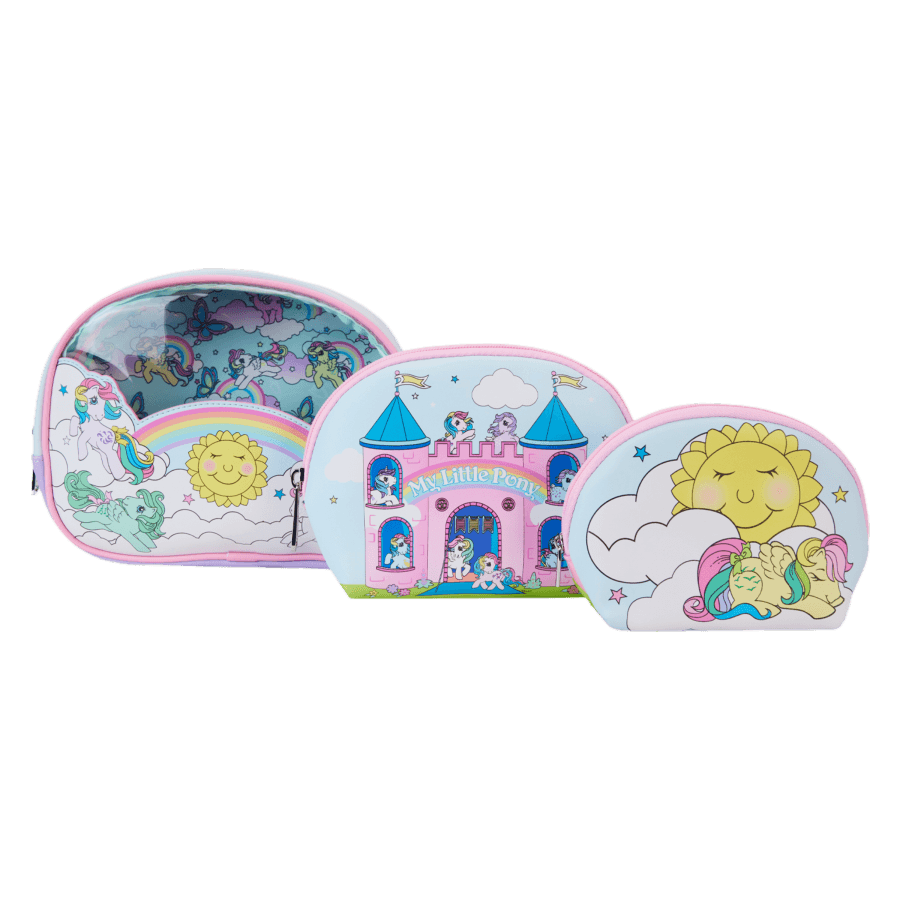 LOUMLPCS0001 My Little Pony - 3-Piece Cosmetic Bag Set - Loungefly - Titan Pop Culture