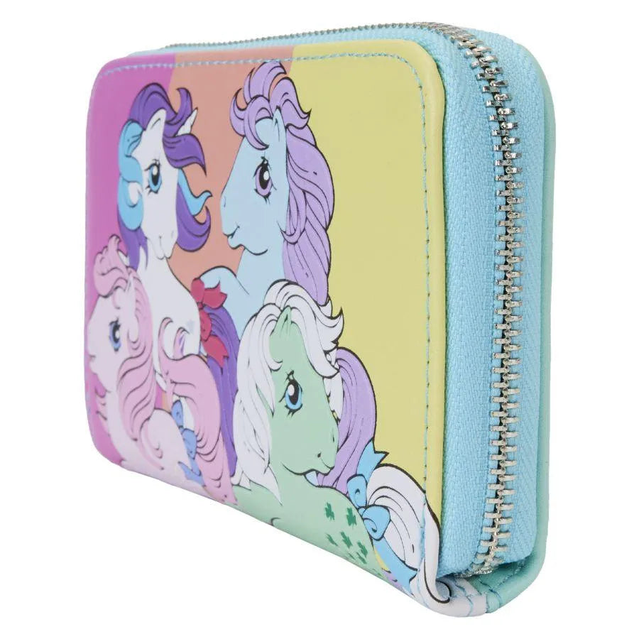 LOUMLPWA0014 My Little Pony - Color Block Zip Around Wallet - Loungefly - Titan Pop Culture