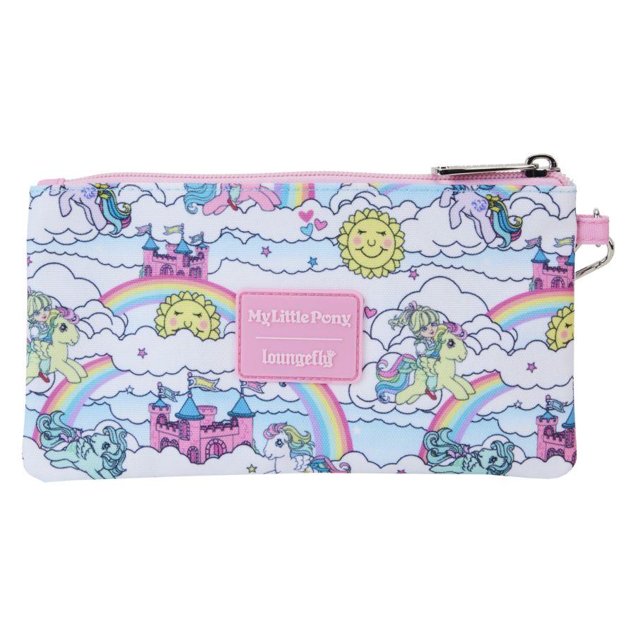 LOUMLPWC0001 My Little Pony - Sky Scene All-over-print Nylon Wristlet Wallet - Loungefly - Titan Pop Culture