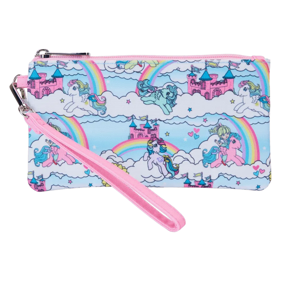 LOUMLPWC0001 My Little Pony - Sky Scene All-over-print Nylon Wristlet Wallet - Loungefly - Titan Pop Culture