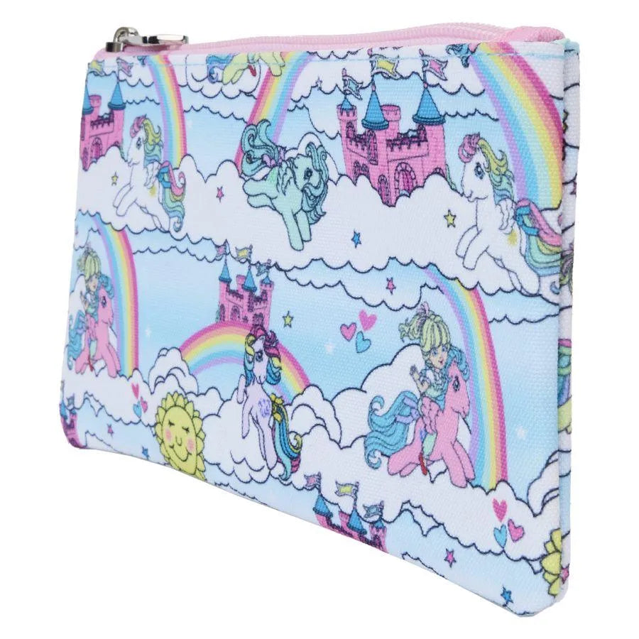 LOUMLPWC0001 My Little Pony - Sky Scene All-over-print Nylon Wristlet Wallet - Loungefly - Titan Pop Culture