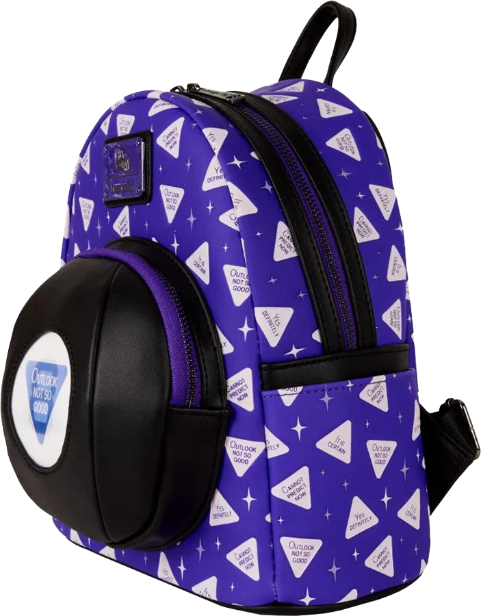 LOUMTBK0018 Mattel - Magic 8-Ball Mini Backpack - Loungefly - Titan Pop Culture