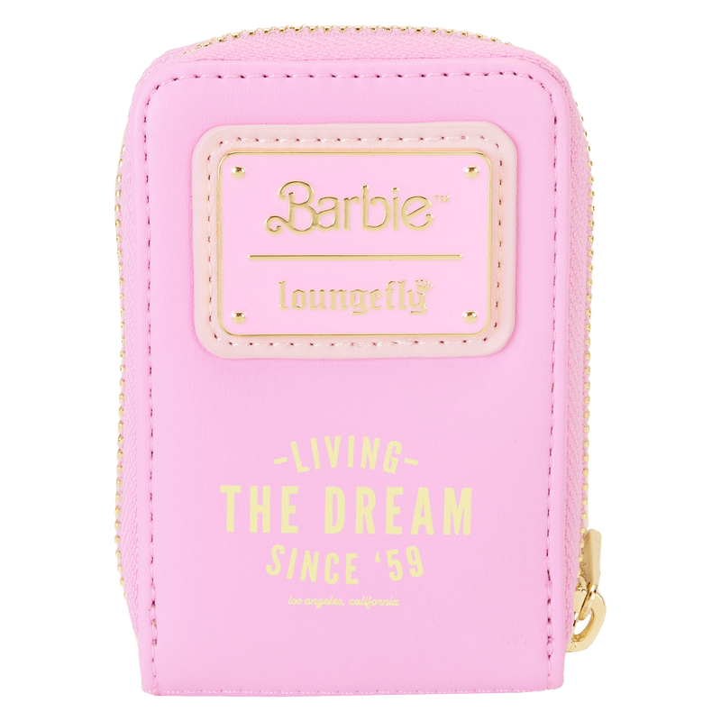 LOUMTWA0020 Barbie - 65th Anniversary Doll Box Triple Lenticular Zip Around Wallet - Loungefly - Titan Pop Culture