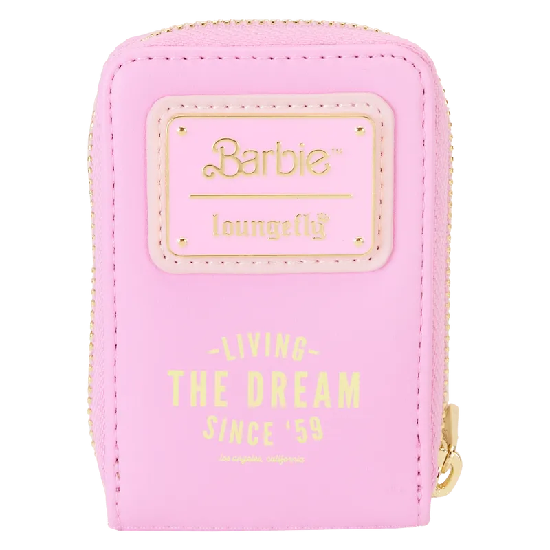 LOUMTWA0020 Barbie - 65th Anniversary Doll Box Triple Lenticular Zip Around Wallet - Loungefly - Titan Pop Culture