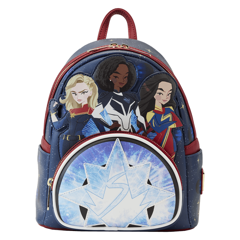 LOUMVBK0269 The Marvels (2023) - Group Symbol Glow Mini Backpack - Loungefly - Titan Pop Culture