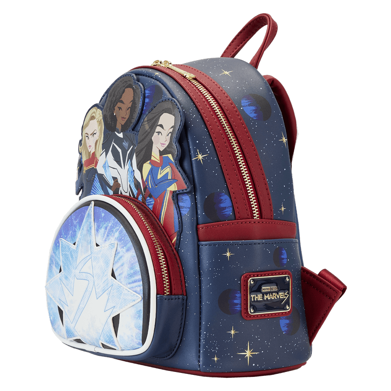 LOUMVBK0269 The Marvels (2023) - Group Symbol Glow Mini Backpack - Loungefly - Titan Pop Culture