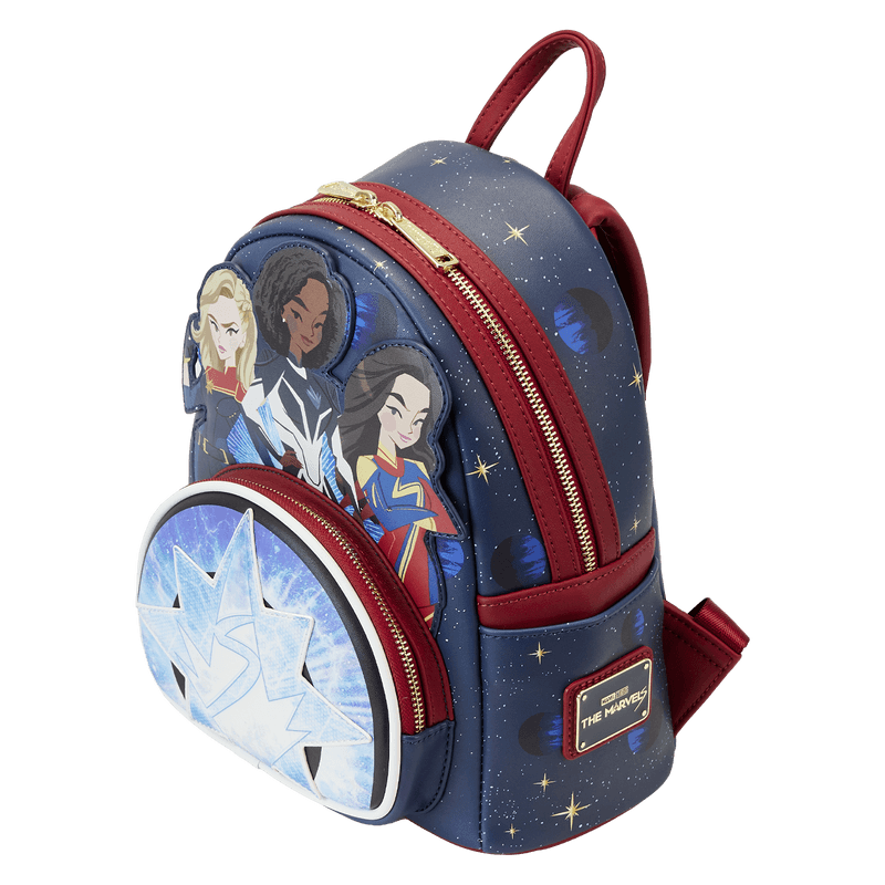 LOUMVBK0269 The Marvels (2023) - Group Symbol Glow Mini Backpack - Loungefly - Titan Pop Culture