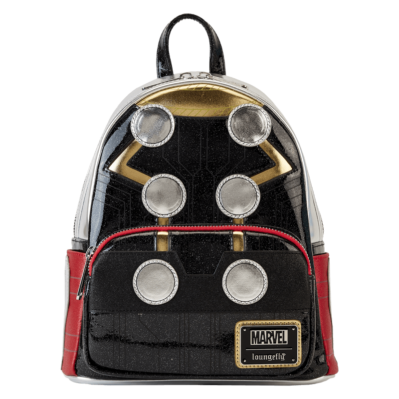 LOUMVBK0315 Marvel Comics - Thor Metallic Cosplay Mini Backpack - Loungefly - Titan Pop Culture