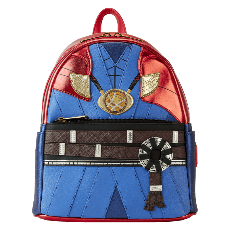 LOUMVBK0317 Marvel - Metallic Doctor Strange Cosplay Mini Backpack - Loungefly - Titan Pop Culture