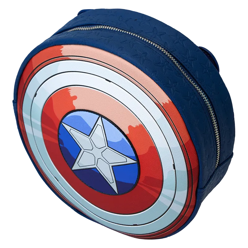 LOUMVTB0158 Captain America 4: Brave New World - Shield Crossbody Bag - Loungefly - Titan Pop Culture