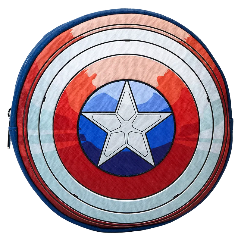 LOUMVTB0158 Captain America 4: Brave New World - Shield Crossbody Bag - Loungefly - Titan Pop Culture