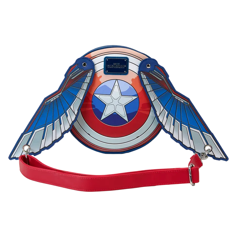 LOUMVTB0158 Captain America 4: Brave New World - Shield Crossbody Bag - Loungefly - Titan Pop Culture